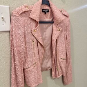 NWOT Generation Love Robin Pink Sequin Jacket